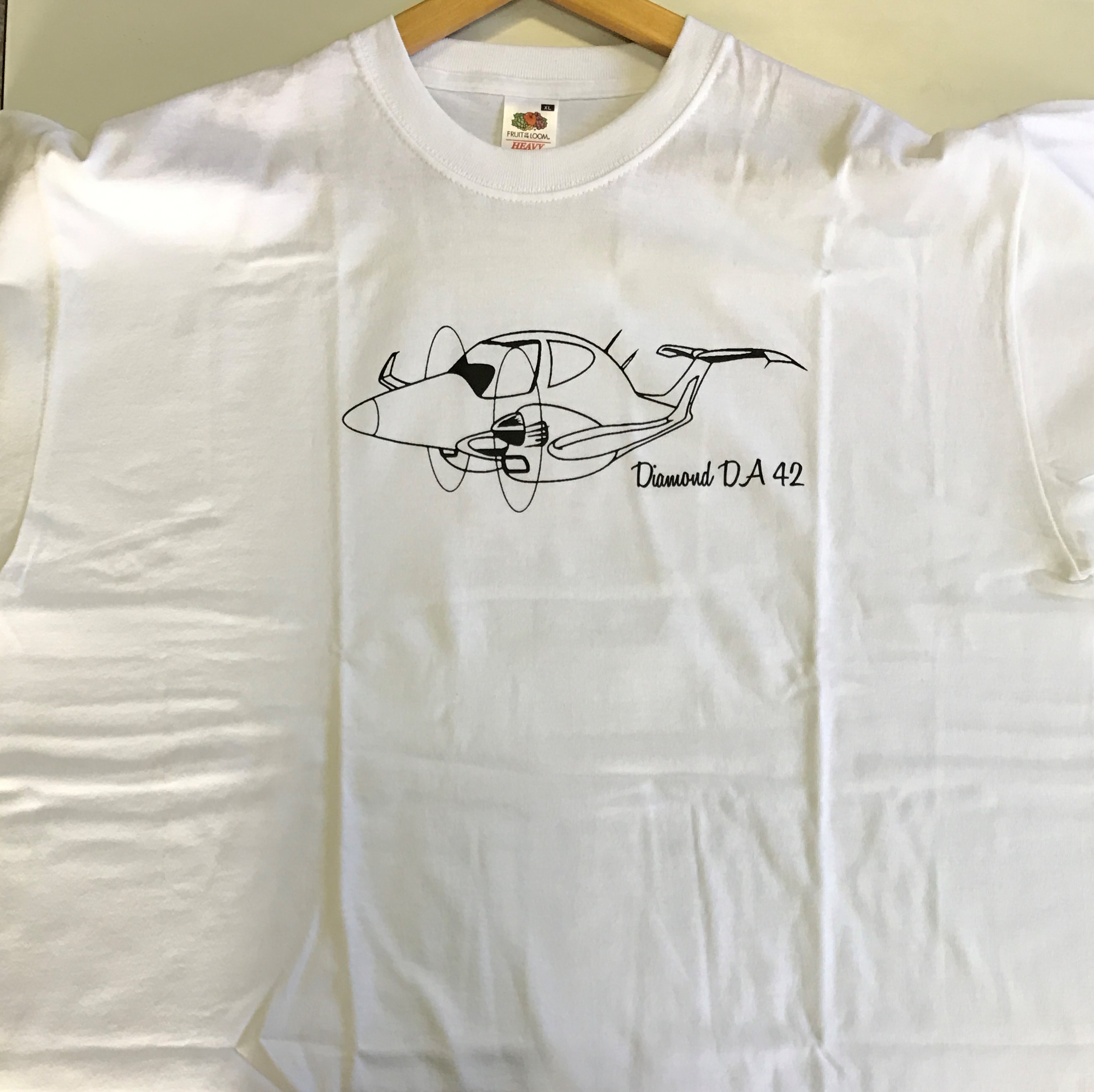 Tee-shirt aero Diamond DA-42 Blanc TAILLE XL