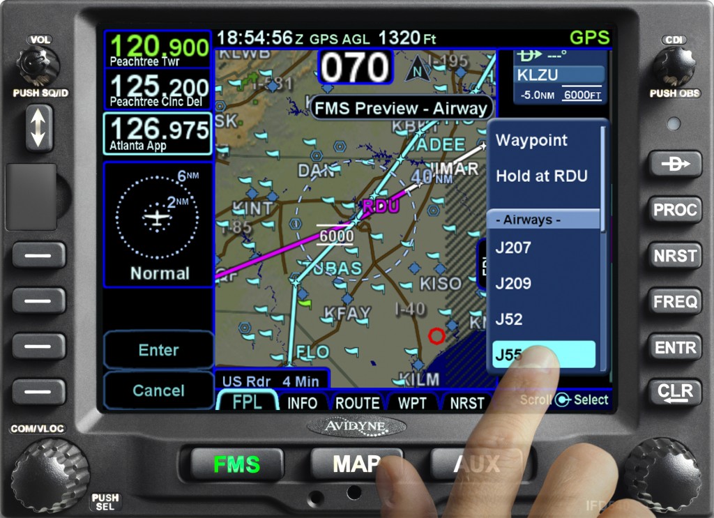 IFD540 10W, GPS/NAV/COM WITH WIFI/BT/FLTA, BLACK BEZEL