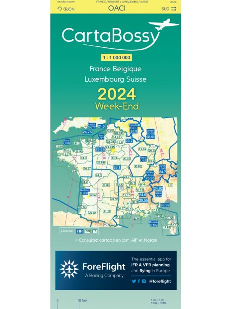 carte BOSSY 2025  FRANCE WEEK-END