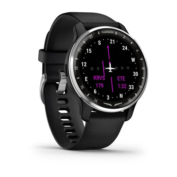 D2 Air X10, GPS, Black, montre connecte aviateur