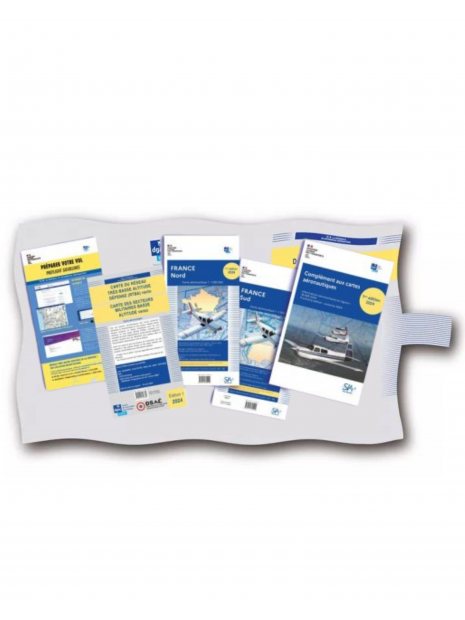 POCHETTE VFR COMPLETE dit 2025 AVEC ENVELOPPE PVC
