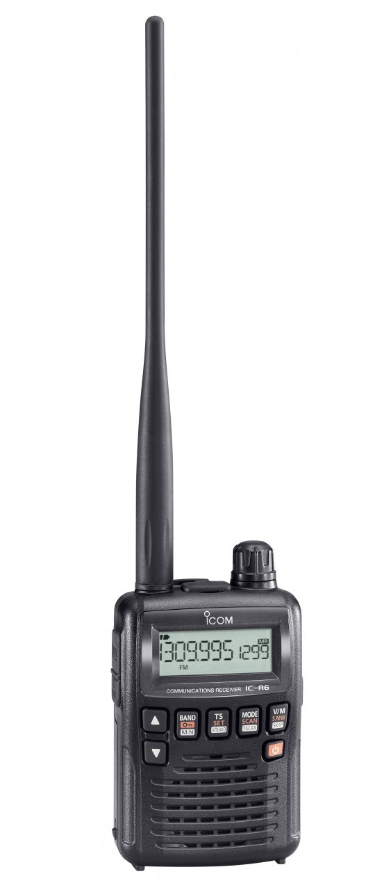 VHF PORTABLE IC-R6 RECEPTEUR UNIQUEMENT