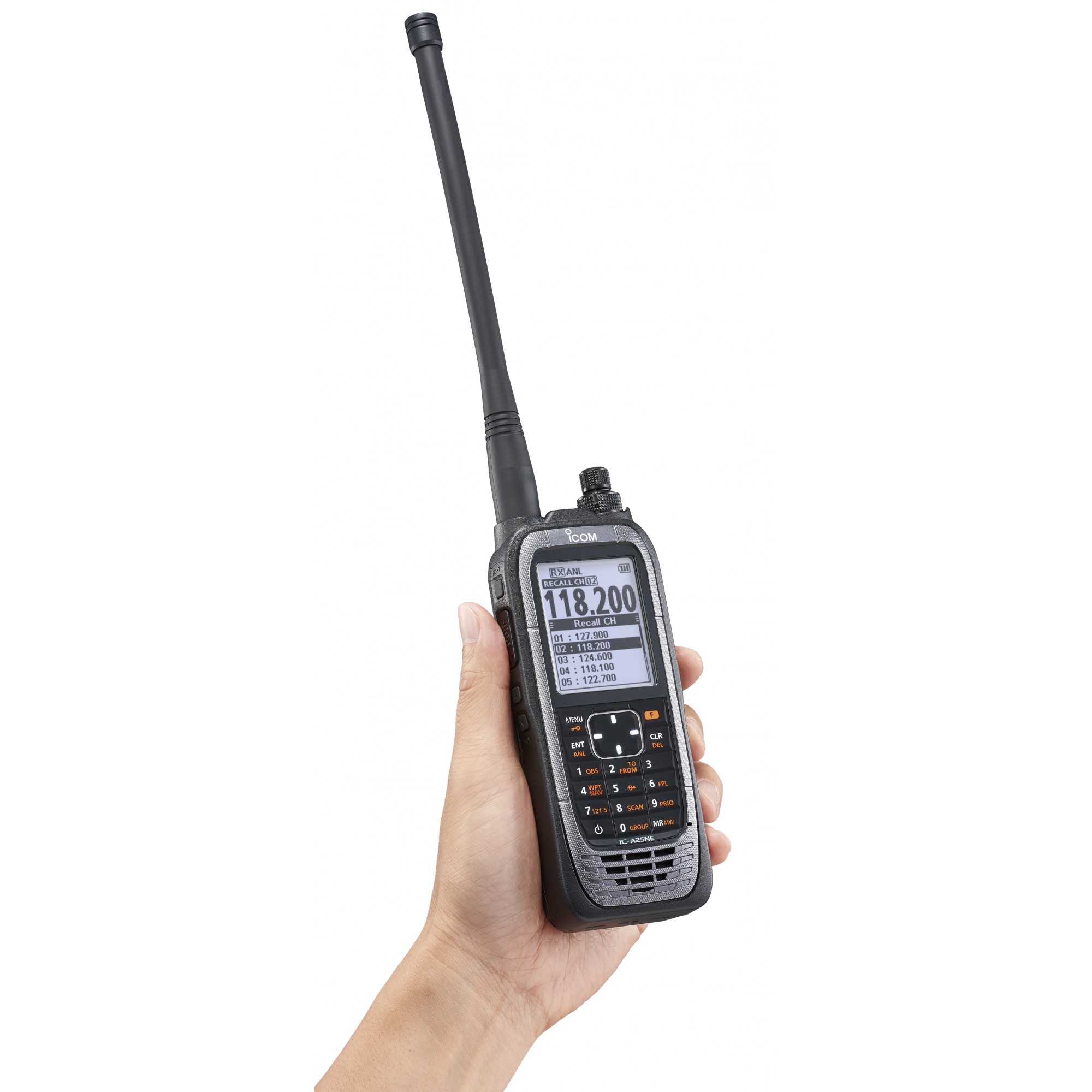 IC-A25NE VHF PORTABLE GPS VOR