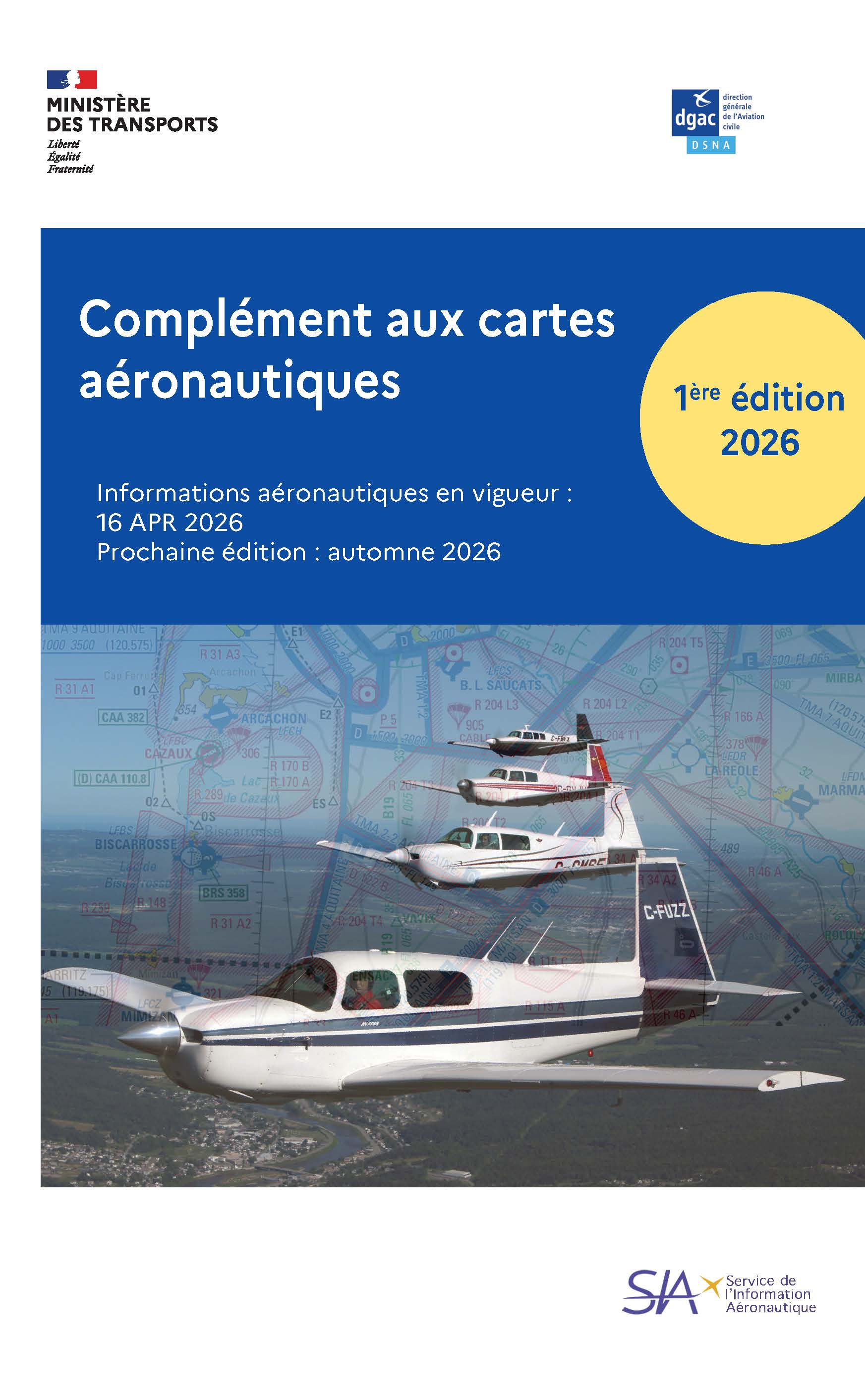 COMPLEMENT AUX CARTES AERONAUTIQUES  SIA 2026