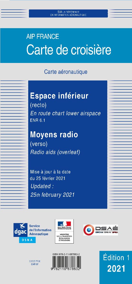 CARTE DE CROISIERE 2023- ESPACE INFERIEUR MOYENS RADIO D'ATTERRISSAGE