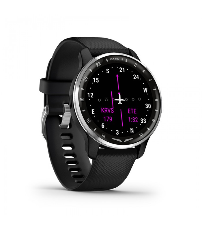 D2 Air X10, GPS, Black, montre connecte aviateur