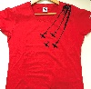 Tee Shirt Coupe FEMME TAILLE M (Rouge)