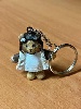 PETIT PORTE CLE OURSON AVIATEUR EN RESINE ( 4.5cm ) hors anneau