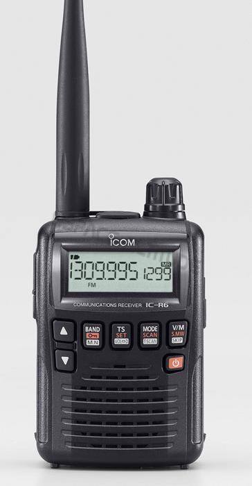 VHF PORTABLE IC-R6 RECEPTEUR UNIQUEMENT