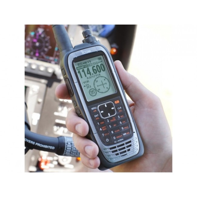 IC-A25NE VHF PORTABLE GPS VOR