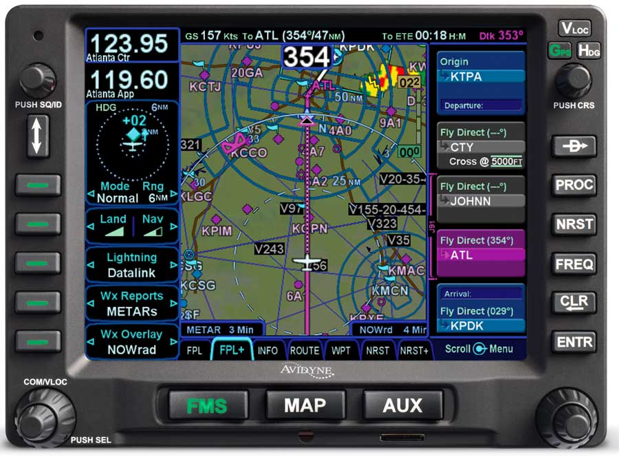 IFD540 10W, GPS/NAV/COM WITH WIFI/BT/FLTA, BLACK BEZEL