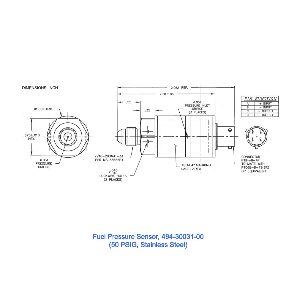 Fuel pressure