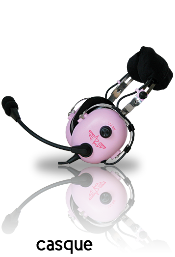 Casque APcom 122.60 (rose) pour femme