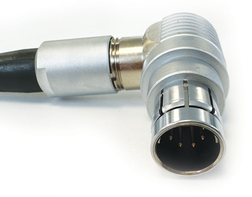 AW109 / 6-pin LEMO to 8-pin Fischer (90 degree)
