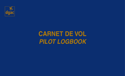 CARNET DE VOL BLEU EUROPEEN EASA