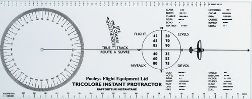 REGLE POOLEYS  PROTRACTOR PP-4