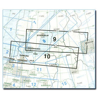 CARTE JEPESSEN EUROPE IFR low attitude E(LO)9/10