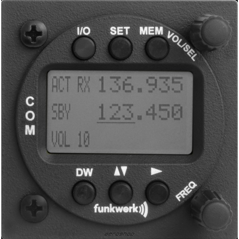ATR 833 VHF Transceiver 8,33kHz, 57mm 6W, LCD Display, Type Mk-II