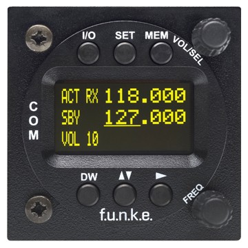 ATR 833 VHF Transceiver 8,33kHz, 57mm 6W, OLED Display, Type Mk-II
