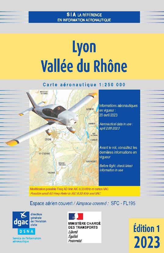 CARTE LYON VALLEE DU RHONE 1/250.000 - PAPIER- 2me parution  2023