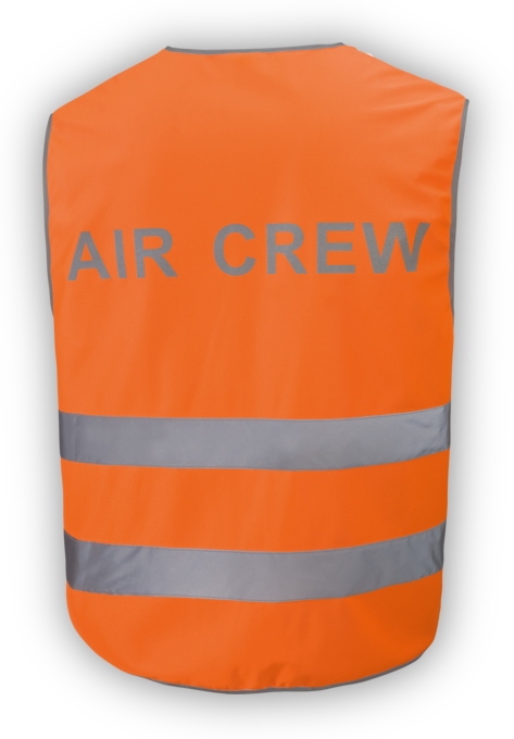 GILET P.W AIR CREW  ORANGE FLUO