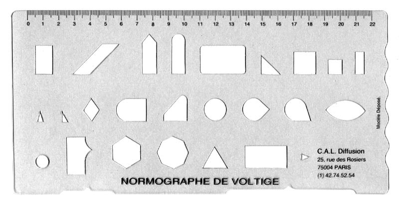 Normographe de voltige