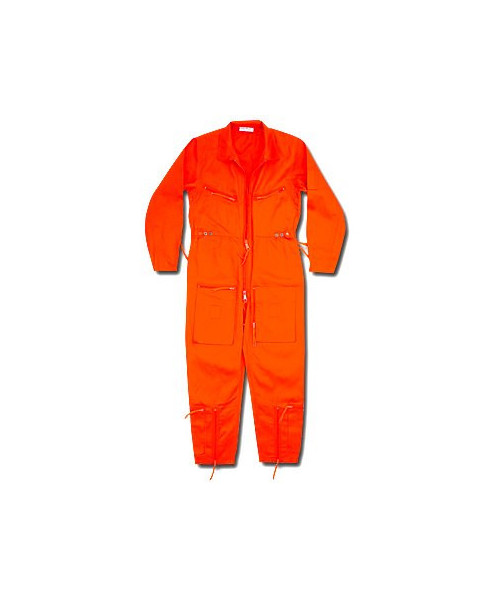 COMBINAISON DE VOL ORANGE ( taille  prciser 48  52 )