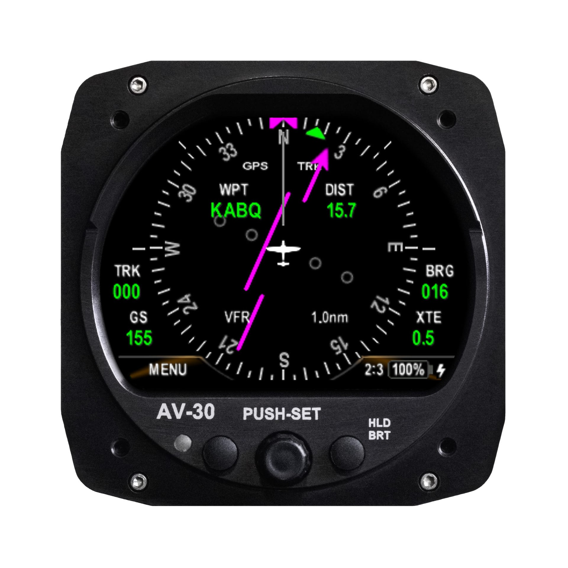 AV-30-C Primary Flight Display (Certified)