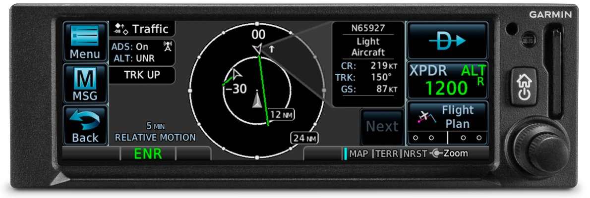 GNX 375 GPS et Transpondeur ADS-B Out/In