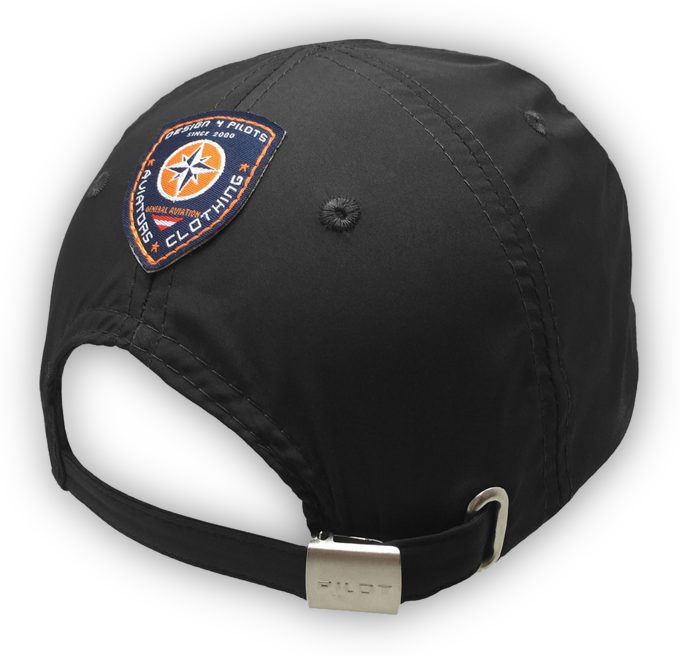 casquette coton noir DESIGN4PILOTS