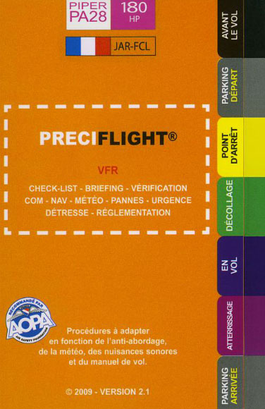 PRECIFLIGHT PIPER PA28-180CV