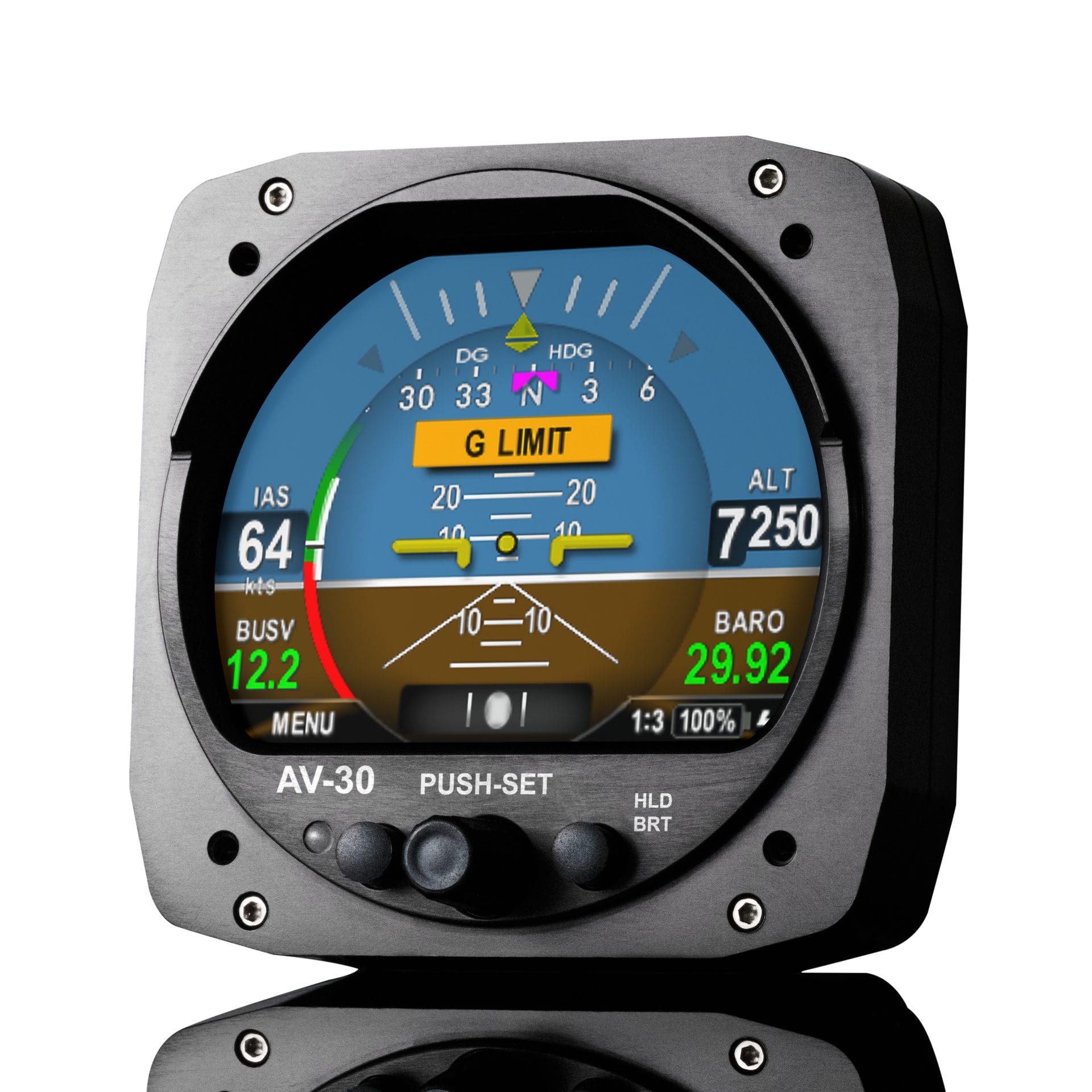 AV-30-E Primary Flight Display (Experimental)