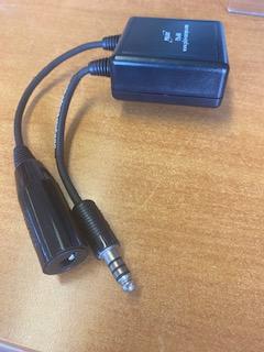 PA88 Amplified Impedance Converter Low (military) to high impedance single Plug U174