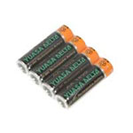 Bloc-batterie NiMH, piles AA, lot de 4