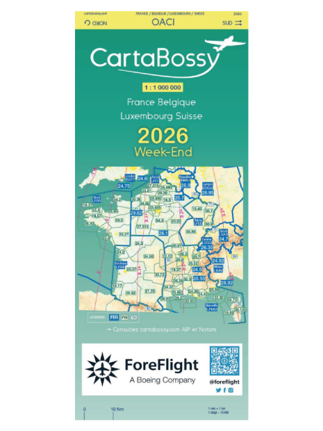carte BOSSY 2026  FRANCE WEEK-END 2026
